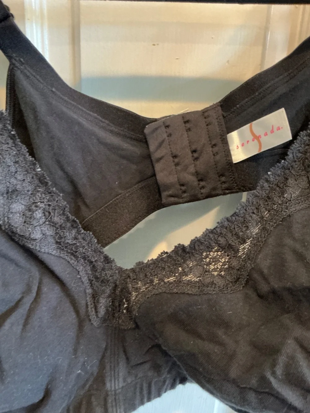Serenada lightweight cotton comfort bra!  Plus size 48D!